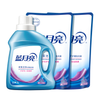 蓝月亮- 深层洁净洗衣液12斤套装 薰衣草香1kg*2瓶+补充装1kg*4袋
