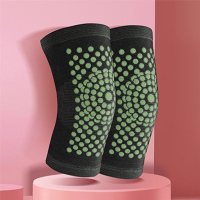 凯速(Kansoon) 艾草自发热点阵护膝KP15黑色- 两双装