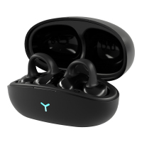 纽曼 [定向传音]骨传导概念开放式无线夹耳夹式不入耳挂耳式蓝牙耳机HM-20黑色