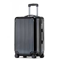 WRC 糖果色亮面时尚旅行箱W-9013黑色20英寸