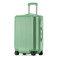 WRC 糖果色亮面时尚旅行箱W-9013牛油果绿24英寸
