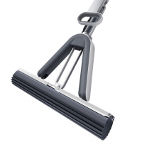 大卫 对折胶棉拖把家用M14冰峰白(1杆+2头)