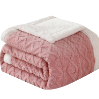 悠梦嘉居 塔芙绒多功能被套毯YT-10930娜塔莎-粉200*230