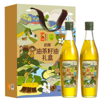 -中粮初萃油茶籽油礼盒500ml*2