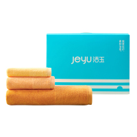 洁玉(Jeyu) 愈.云上彩虹三套巾礼盒B款DSJ-2302方巾+毛巾+浴巾