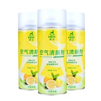 鹿洁灵犀 柠檬空气清新剂LJ-0108 450ml*3瓶豪华装