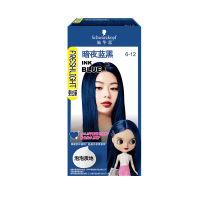 施华蔻(Schwarzkopf) 斐丝丽泡泡染发乳6-12 暗夜蓝黑