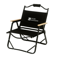 牧高笛(MOBI GARDEN OUTDOOR) 山川铝合金折叠低躺椅 pro NX22665048 曜石黑
