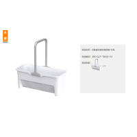 佳帮手 扫除道38搓洗拖把桶灰色456*205*190