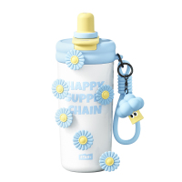 世大家 啵啵吸管杯620ml冰湖蓝