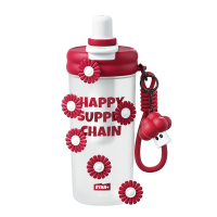 世大家 啵啵吸管杯620ml胭脂红