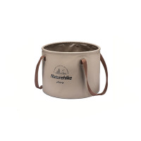 挪客 水桶凌沃可折叠圆形20L NH20SJ040浅咖