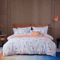 梦洁家纺 纯棉印花四件套:花舞悠然 1010189058 200*230cm