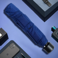 红叶 折叠晴雨两用伞2624藏青色