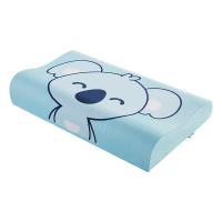 佳奥 波浪形儿童乳胶枕 6-16岁J17B12AS9浅蓝色