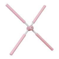 yottoy 伸缩款形体棍瑜伽开背棍开肩神器美背部训练器材粉色