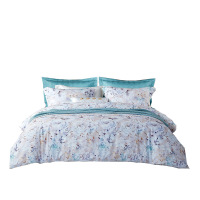 梦洁家纺 纯棉磨毛印花 四件套倾心花絮1010189081 200*230cm