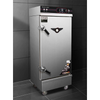 乐创 (lecon)商用蒸饭车 酒店餐饮食堂电蒸箱蒸包馒头机 10盘智能定时款 LC-J-KZ10