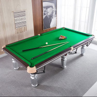 英辉(INVUI)台球桌标准成人中式黑八比赛美式钢库自动回球桌球 9尺高配 B10S