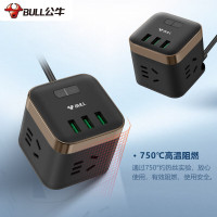 公牛(BULL) 魔方USB插座 3USB+3孔全长1.5米 GNV-UU215T