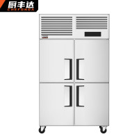 厨丰达 冰柜 CFD-SW04-A 四门 800L 无级 电子控温 银色 直冷 0401014935&&