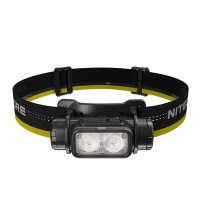 奈特科尔 nu45轻量化强光高亮1700流明红白双光源可充电跑步夜钓金属头灯 NU50