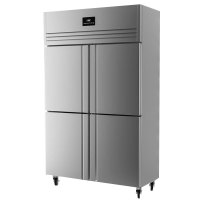 喜莱盛 NKCD1.0L4W 四门 1000L 无级 电子控温 银色 风冷 0401014230&&