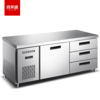 喜莱盛 冰柜 100025799117 四门 410L 无级 电子控温 银色 风冷 0401012599&&