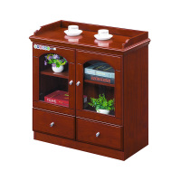 国翌 GY-C0108客厅餐边柜会议接待室茶水柜办公家具储物柜收纳柜矮柜置物柜800*400*850mm