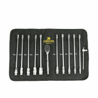 波斯/bosi 扳手 BS363719 T型套筒扳手 高碳钢 12个 1302010956&&