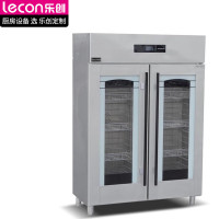 乐创(lecon)商用消毒柜 酒店餐厅立式玻璃热风循环消毒碗柜 双门智能电脑款 LC-J-XZB720