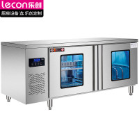 乐创(lecon)商用消毒柜 不锈钢加厚多功能双门刀具粘板组合多功能 消毒柜 LC-J-1800A13D