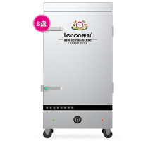 乐创(lecon)商用蒸饭柜 学校企业酒店食堂单门蒸箱蒸包炉馒头炉 8盘定时款LC-J-ZFD08