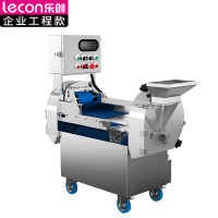乐创(lecon)商用多功能切菜机304不锈钢 食堂土豆黄瓜萝卜切片切丝切丁机LC-J-G801