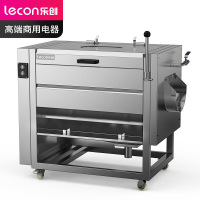 乐创(lecon)毛刷清洗去皮机商用饭店食堂土豆地瓜剥皮机300kg/h LC-J-CX800