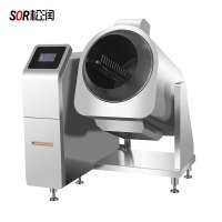 SOR松润 烹饪设备 SOR-P606 燃气智能团餐滚筒炒菜机 Φ900*1100 40L-150L 约30-80kg
