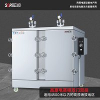 SOR松润 商用蒸柜 酒店饭店学校医院食堂用TM1317DF高原专用双门双控电蒸柜48盘