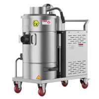 博赫尔(POHIR)电动防爆吸尘器工业整机防爆 7.5KW大功率90L 干湿多用导静电铁屑粉尘吸水机PHR-CHF-5.