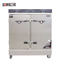SOR松润 商用蒸柜 酒店饭店学校医院食堂用SOR-M201双门蒸饭柜24KW24盘