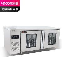 乐创 lecon 不锈钢加厚多功能刀具粘板组合多功能消毒柜 工作台 LC-J-1800A13D