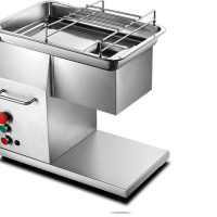 乐创(lecon) 商用台式切肉机 250KG/H 小型台式 不锈钢 电动切肉片机 LC-J-TQ250