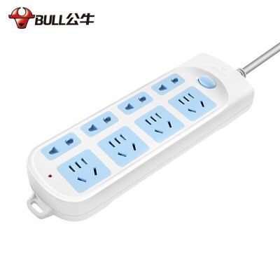 公牛(BULL) 610(B)袋装延长线插 座(3775)3*1.0*3m*8H
