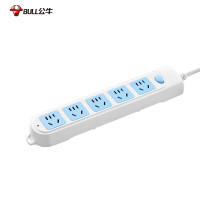 公牛(BULL) 602(S)新国 标插座 5位总控吸塑装5m