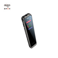 爱国者 aigo录音笔R3315C-64G 一键录音专业普及型高清降噪 学习培训商务会议采访 录音器 MP3播放 灰色