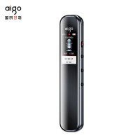 爱国者 aigo录音笔 R3312C 16G一键录音专业普及型高清降噪 学习培训商务会议采访 录音器 MP3播放 灰色