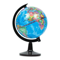 晨光(M&G)文具10.6cm学生政区地球仪3d立体学生 学习教学摆件办公用品 ASD99818 2个装