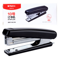 晨光(M&G)文具10#订书机 金属耐用订书器 尾部自带起钉器(适用10#钉) 黑色 ABS92748A 单个装
