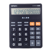 晨光(M&G)文具语音型计算器 818冲锋号桌面计算机 通用12位大屏幕计算器 黑色 ADG98818 单个装