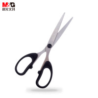 晨光(M&G)文具195mm办公生活家用剪刀 中号手工剪纸刀办公用品 ASS91312 单把装 颜色随机