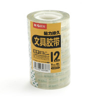 晨光(M&G)文具透明8mm*40y胶带高透高粘性小胶带学生手工办公通用小巧易携带透明胶带 AJD97371 12卷/筒